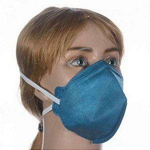 Máscara Descartável AirSafety MaskFace PFF-2 Sem Válvula Azul CA38955