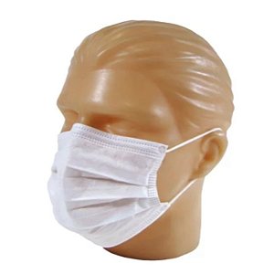 Máscara De Jamaro Cirurgica Tripla com Clip Pacote c/ 50un