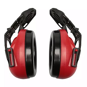 Protetor Auricular MSA XLS Kit Abafador 19dB Para Acoplar no Capacete CA27971