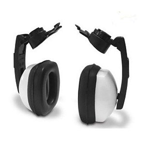 Protetor Auricular MSA Mark V Kit Abafador 14dB Para Acoplar No Capacete CA28089