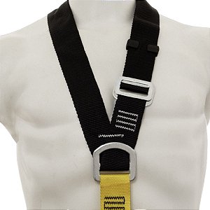 Cinto Paraquedista CSeg Y 5 Argolas Com Suporte Lombar Apolo III  CA48088