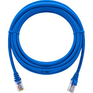 Cabo De Rede 5 Metros Patch Cord Cat5e UTP 100% Cobre - 25 Unidades