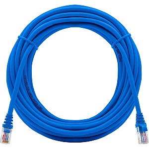 Cabo De Rede 8 Metros Patch Cord Cat5e UTP 100% Cobre - 10 Unidades