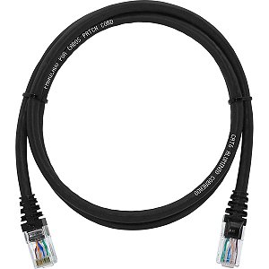 50un. Cabo de Rede 90 Centímetros Patch Cord Cat6 UTP CCA