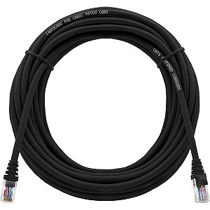 10un. Cabo de Rede 9 Metros Patch Cord Cat6 UTP CCA