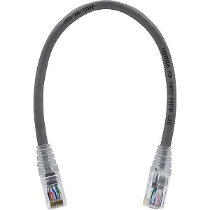 25un. Cabo de Rede 30 Centímetros Patch Cord Cat6 UTP Furukawa