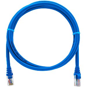 25un. Cabo de Rede 1,5 Metro Patch Cord Cat6 UTP 100% Cobre