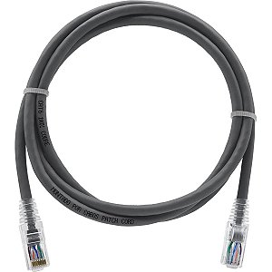 50un. Cabo de Rede 2 Metros Patch Cord Cat6 UTP 100% Cobre