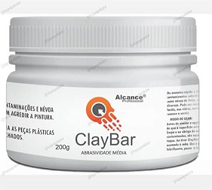 Clay Bar Barra Descontaminante Abrasividade Média 200g - Alcance