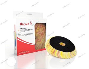 Boina Lã Pirulito Power Sem Interface SV Listra Vermelha/Amarela Corte 130mm/5” - Lincoln