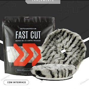 Fast Cut Boina de Lã Corte Pesado Com Interface 6” - Autoamerica
