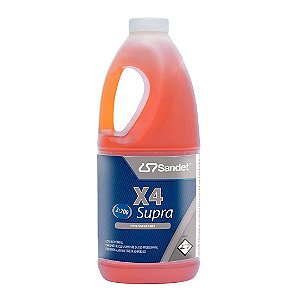 X4 Supra Detergente Desincrustante Alcalino 2l - Sandet