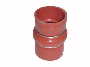 Mangueira Intercooler (63X110mm)Vermelha 2 Anéis - FORD CARGO - Ford - 2C456C640AA
