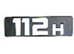 Emblema Letra 112 H - - Scania - 306498
