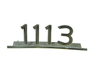 Emblema"1113"Cromado Original - 3448177314- Mercedes