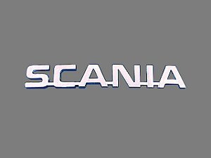 Emblema"Scania"Cromado -190223