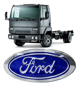 Emblema Grade Diante Ford Cargo Todos Resinado - Xc458k141aa