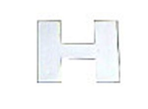 Emblema Letra "H" - Scania-TODOS -306495