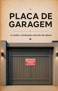 Placa GARAGEM