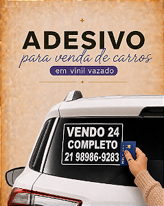 Adesivo VENDO Carro