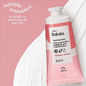 Creme Nutritivo para as Mãos Tododia Tâmara e Canela