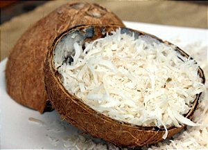 Coco ralado em flocos (a granel 500g) Coco ralado em flocos (a granel 500g)