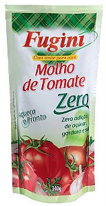Molho de Tomate - Zero 340g - Fugini Molho de Tomate - Zero 340g - Fugini