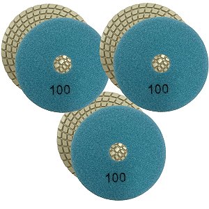 Kit 3 Lixa Diamantada Grão 100