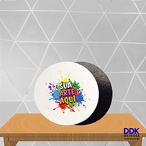 Imã Personalizado 9x9 cm Redondo 10 unidades