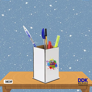Porta Canetas Personalizado de MDF