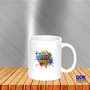 Caneca Personalizada Cerâmica 325ml Branca