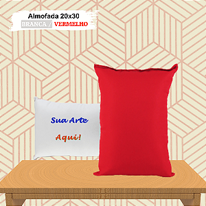 Almofada Personalizada 20x30 com Enchimento (Div.Cores)