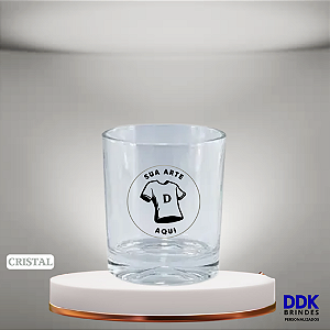 Copo de Whisky Personalizado Vidro Cristal 200 ml