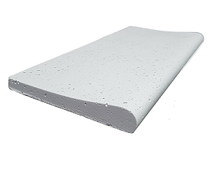 Kit 12 Peças Borda Atérmica Peito de Pombo Salinas Baby 33x16x2,3x1,5cm Areia de Quartzo