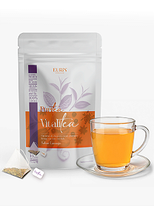 Chá Gourmet Especial PuriTea VitaliTea Laranja Energia