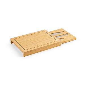 Conjunto de tábuas com 3 facas inclusa