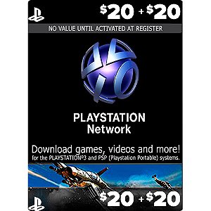 PSN Card 20 EUR  Playstation Network Portugal digital for PSP