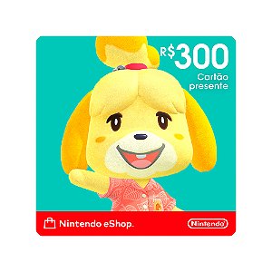 Cartão Nintendo R$300 Reais