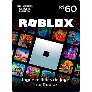 Cartão Roblox R$ 100 Reais - GCM Games - Gift Card PSN, Xbox