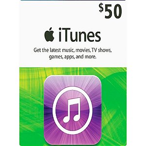 ITUNES GIFT CARD $50 DÓLARES