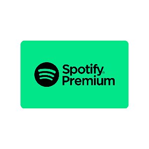 CARTÃO SPOTIFY - 1 MÊS ASSINATURA