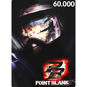 POINT BLANK - CARTÃO PB DE 60.000 CASH