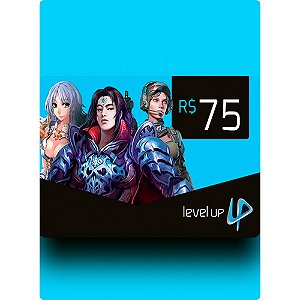 Cartão Level Up Games R$75