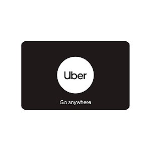 CARTÃO PRÉ-PAGO UBER R$ 45 REAIS