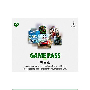 Xbox Game Pass Ultimate 6 Meses Assinatura - 25 Dígitos Xbox - Desconto no  Preço