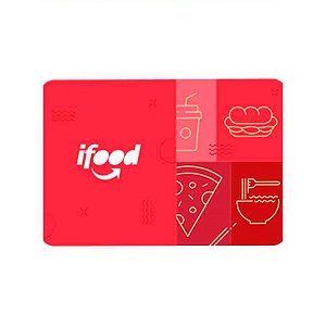 Cartão iFood 20 reais