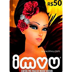 Gift card IMVU você encontra na GCM Games