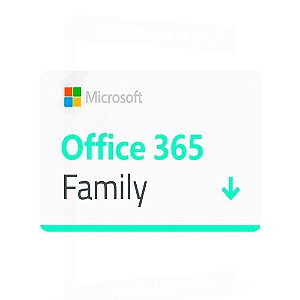 Cartão Microsoft 365 Family
