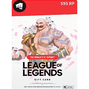 Conheça o gift card League of Legends na GCM Games