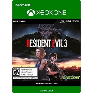 Giftcard Xbox RESIDENT EVIL 3